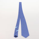 Salvatore Ferragamo Necktie Silk Set of 5 Navy Yellow blue Auth 174936-8