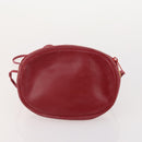 GIVENCHY Hand Bag Suede Leather 6 Set Black Green Red Auth 174943-12