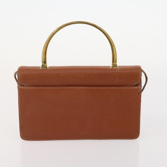 GIVENCHY Hand Bag Suede Leather 6 Set Black Green Red Auth 174943