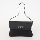BALENCIAGA Bottega Bag Nylon Leather 6 Set Black Brown beige Auth 174944-15