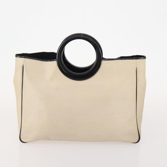 BALENCIAGA Bottega Bag Nylon Leather 6 Set Black Brown beige Auth 174944