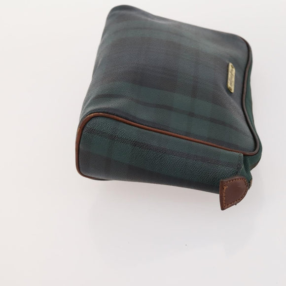 Poro Ralph Lauren Shoulder Bag PVC Leather 3 Set Green Auth 174945