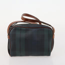 Poro Ralph Lauren Shoulder Bag PVC Leather 3 Set Green Auth 174945-15