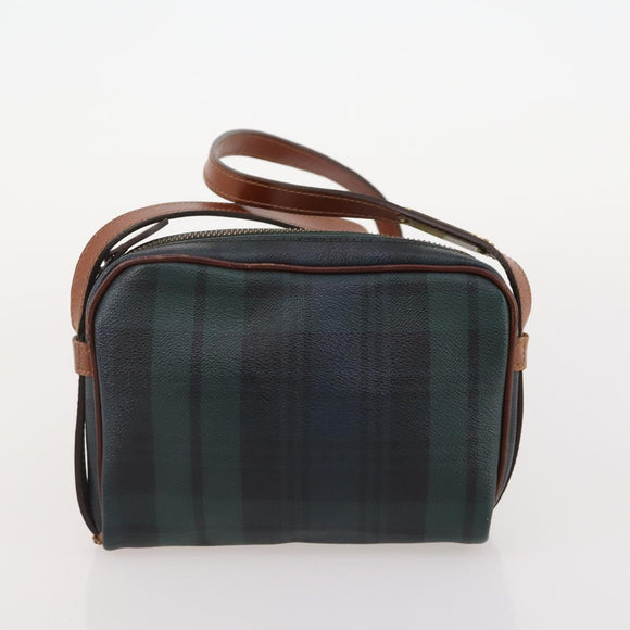 Poro Ralph Lauren Shoulder Bag PVC Leather 3 Set Green Auth 174945