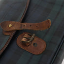 Poro Ralph Lauren Shoulder Bag PVC Leather 3 Set Green Auth 174945-7