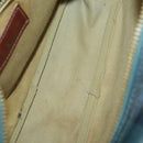Poro Ralph Lauren Shoulder Bag PVC Leather 3 Set Green Auth 174945-8
