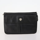 Gianni Versace MCM Saint Laurent Bag Nylon Leather 4 Set Black Navy Auth 174946-2