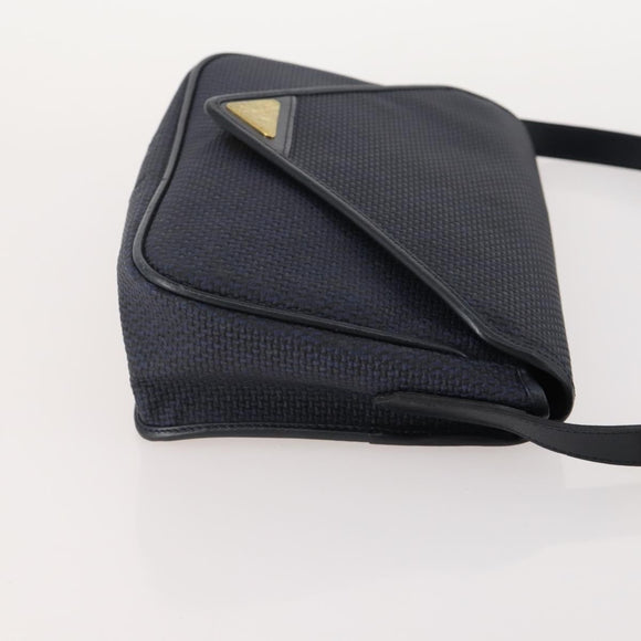 Gianni Versace MCM Saint Laurent Bag Nylon Leather 4 Set Black Navy Auth 174946