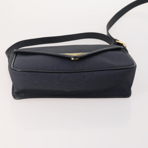 Gianni Versace MCM Saint Laurent Bag Nylon Leather 4 Set Black Navy Auth 174946