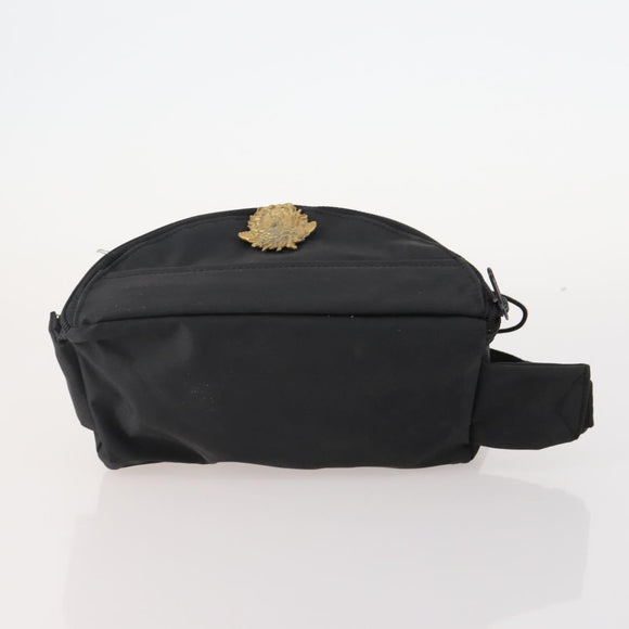 Gianni Versace MCM Saint Laurent Bag Nylon Leather 4 Set Black Navy Auth 174946