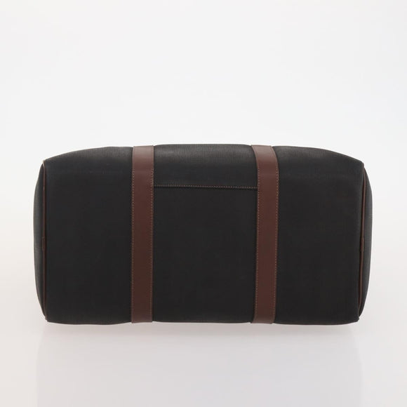 Dunhill Boston Bag Leather 3 Set Black Auth 174949