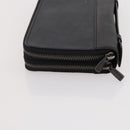 Dunhill Boston Bag Leather 3 Set Black Auth 174949-18