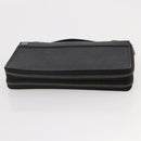 Dunhill Boston Bag Leather 3 Set Black Auth 174949-21