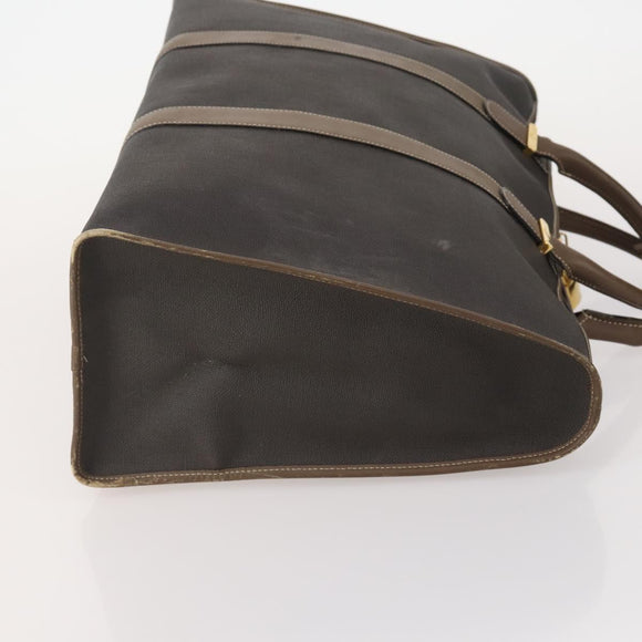 Dunhill Boston Bag Leather 3 Set Black Auth 174949