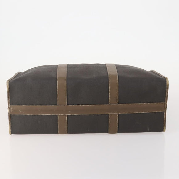 Dunhill Boston Bag Leather 3 Set Black Auth 174949