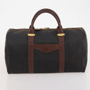 Dunhill Boston Bag Leather 3 Set Black Auth 174949-9