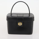 CELINE Macadam Canvas Hand Bag PVC Leather 3 Set Brown Black Auth 174950-10