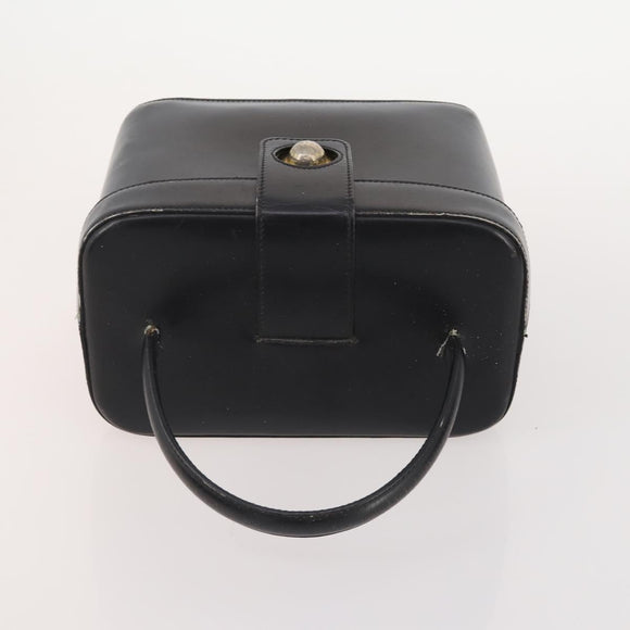 CELINE Macadam Canvas Hand Bag PVC Leather 3 Set Brown Black Auth 174950