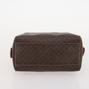 CELINE Macadam Canvas Hand Bag PVC Leather 3 Set Brown Black Auth 174950-23