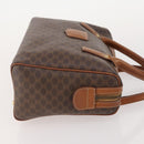 CELINE Macadam Canvas Hand Bag PVC Leather 3 Set Brown Black Auth 174950-4