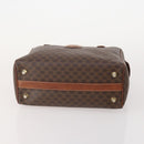 CELINE Macadam Canvas Hand Bag PVC Leather 3 Set Brown Black Auth 174950-7
