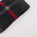 GUCCI GG Supreme Web Sherry Line Tasche PVC Wildleder 5er Set Marine Beige Auth 174951-10