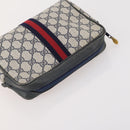 GUCCI GG Supreme Web Sherry Line Tasche PVC Wildleder 5er Set Marine Beige Auth 174951-15
