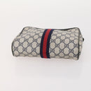 GUCCI GG Supreme Web Sherry Line Tasche PVC Wildleder 5er Set Marine Beige Auth 174951-16