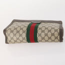GUCCI GG Supreme Web Sherry Line Tasche PVC Wildleder 5er Set Marine Beige Auth 174951-5