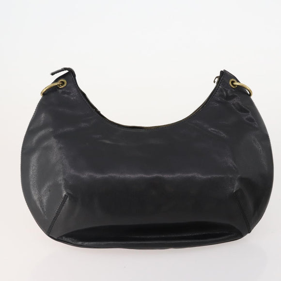 GUCCI GG Supreme Shoulder Bag PVC Leather Suede 10 Set Beige Black Auth 174953