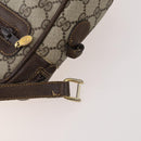 GUCCI GG Supreme Shoulder Bag PVC Leather Suede 10 Set Beige Black Auth 174953-29