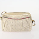 GUCCI GG Supreme Shoulder Bag PVC Leather Suede 10 Set Beige Black Auth 174953-35