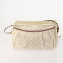 GUCCI GG Supreme Shoulder Bag PVC Leather Suede 10 Set Beige Black Auth 174953-36