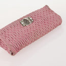 Miu Miu Shoulder Bag Leather 4 Set Blue Pink beige Auth 174955-17