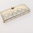 Miu Miu Shoulder Bag Leather 4 Set Blue Pink beige Auth 174955-23