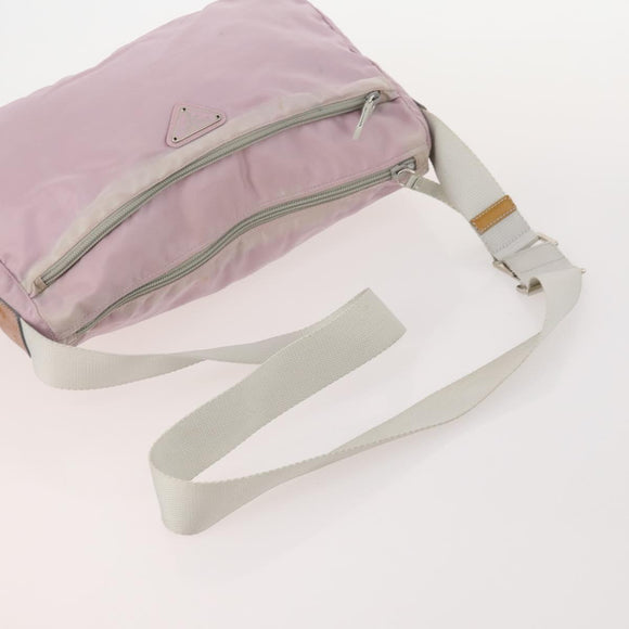 PRADA Shoulder Bag Nylon 5 Set Green Black pink Auth 174956