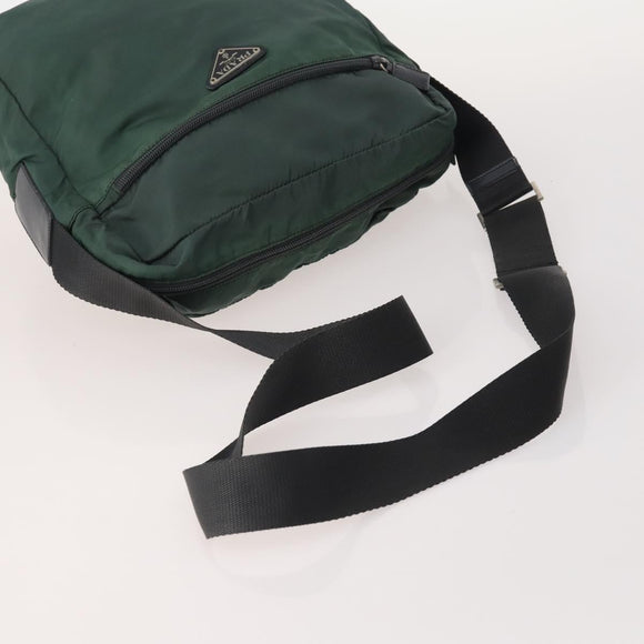 PRADA Shoulder Bag Nylon 5 Set Green Black pink Auth 174956