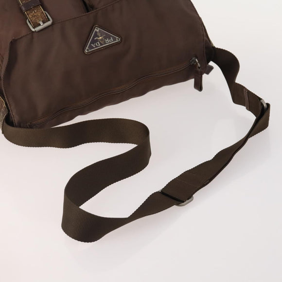 PRADA Shoulder Bag Nylon 5 Set Green Black pink Auth 174956
