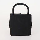 PRADA Pouch Hand Bag Nylon 2 Set Pink Black Auth 174958-3