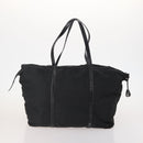 PRADA Boston Bag Nylon 3 Set Red Black Auth 174960-3