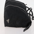 PRADA Boston Bag Nylon 3 Set Red Black Auth 174960-4
