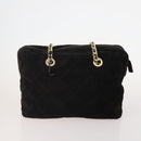 PRADA Chain Shoulder Bag Nylon 3 Set Beige Black Green Auth 174962-3