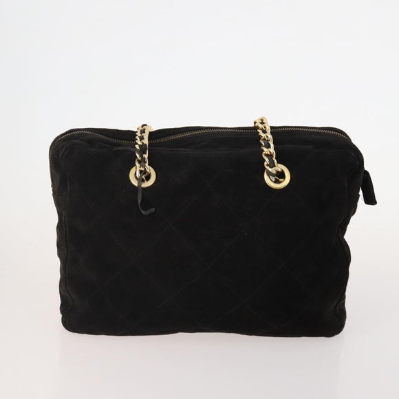 PRADA Chain Shoulder Bag Nylon 3 Set Beige Black Green Auth 174962