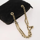 PRADA Chain Shoulder Bag Nylon 3 Set Beige Black Green Auth 174962-5