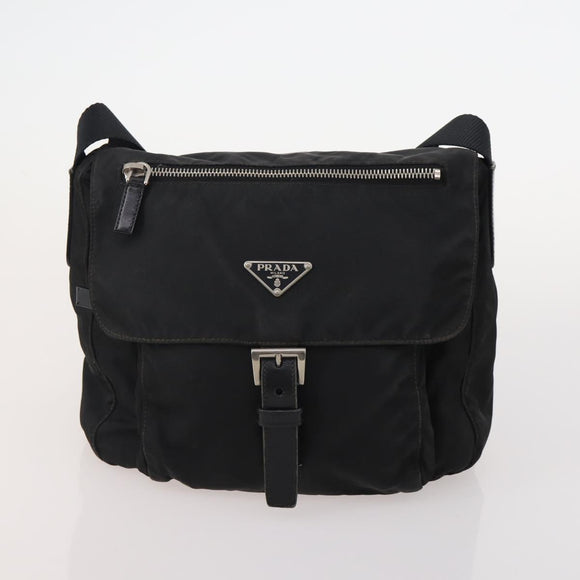 PRADA Shoulder Bag Nylon 5 Set Black Auth 174963