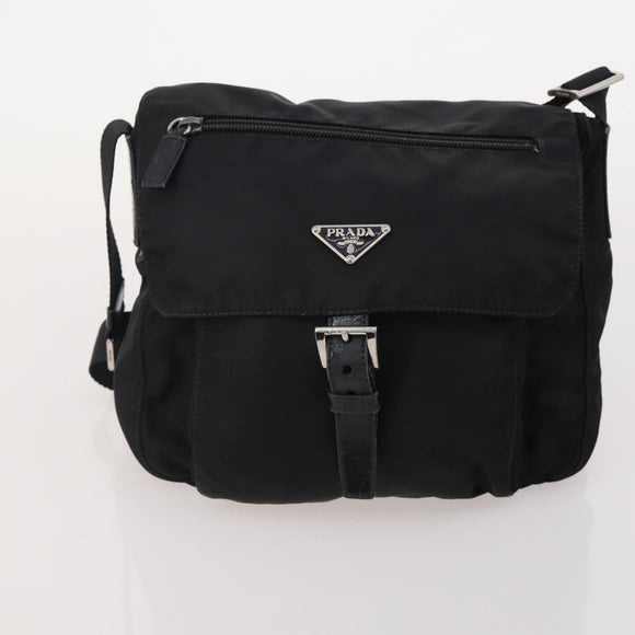 PRADA Shoulder Bag Nylon 5 Set Black Auth 174963