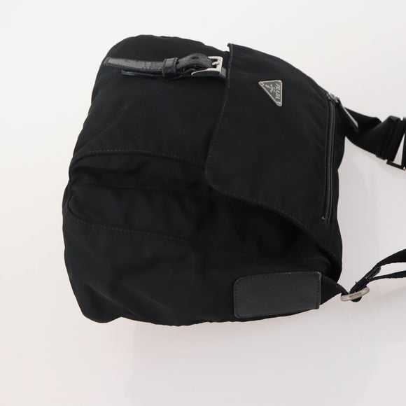 PRADA Shoulder Bag Nylon 5 Set Black Auth 174963