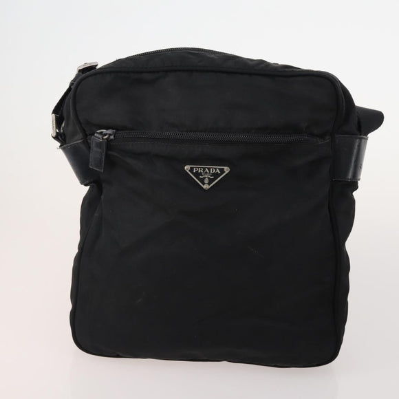 PRADA Shoulder Bag Nylon 5 Set Black Auth 174963