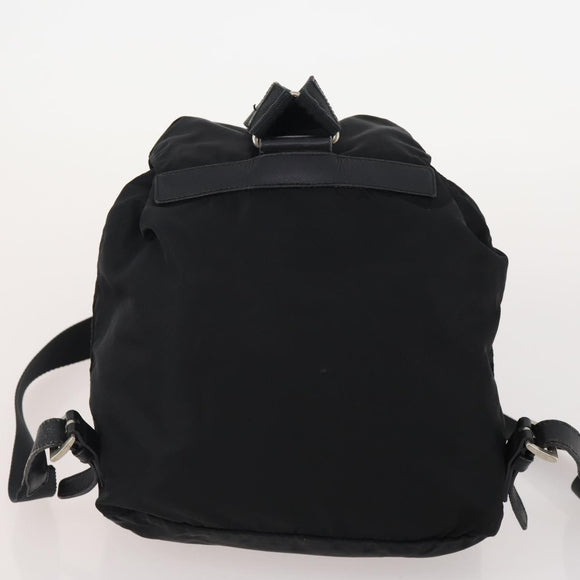 PRADA Backpack Nylon 2 Set Black Auth 174965