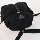PRADA Backpack Nylon 2 Set Black Auth 174965-13